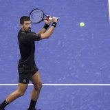 Djokovic défiera Alcaraz en demi-finale à New York KEYSTONE/EPA/BRIAN HIRSCHFELD